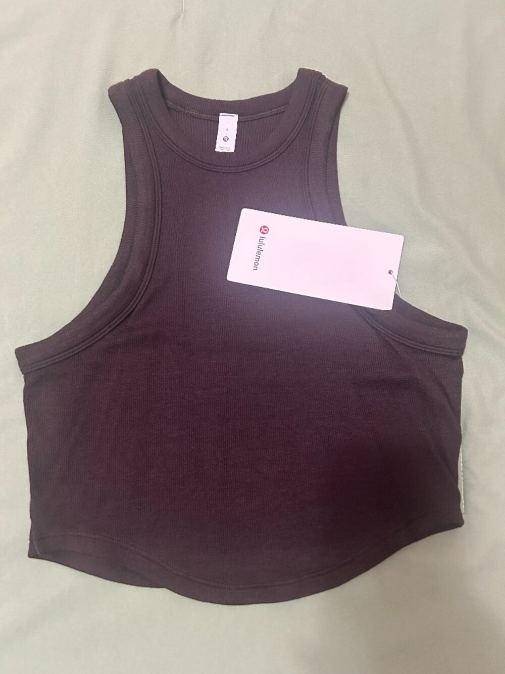 NWT - Lululemon Brown Cropped Tank